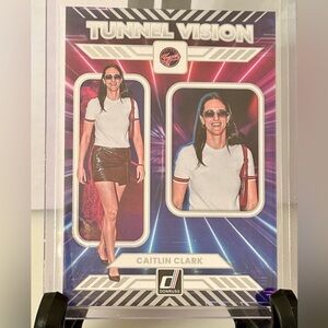 Caitlin Clark Basketball Card Tunnel Vision No. 1 Indiana Fever WNBA